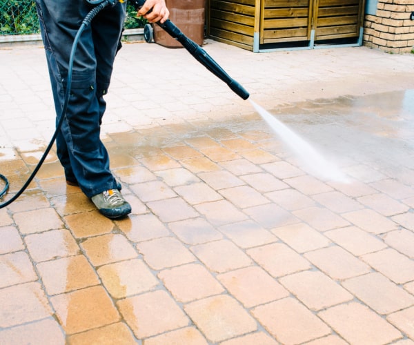 Pressure Washing Pavers